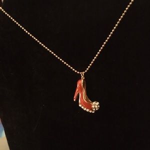 Betsey Johnson High Heel Necklace